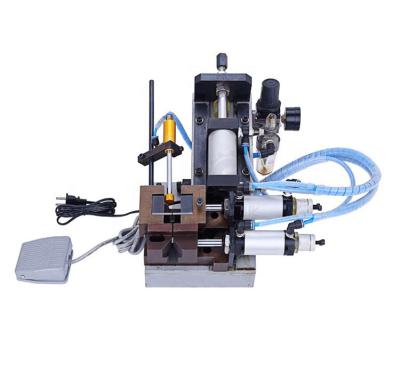 China Circular plastic pipe LA-315 excellent quality electric cable wire stripping machine pneumatic manual peeling machine for sale