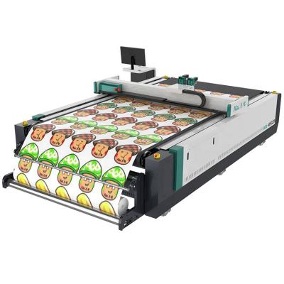 China Automatic Feeding System AOL Automatic Cloth Garment Sample Fabric Single Ply Slitter Machine Good Price for sale