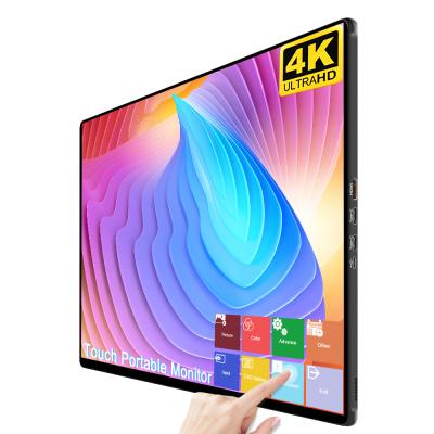 China SIBOLAN Aluminum Alloy 15.6 Inch Hdr Resolution Slim Uhd HD Gaming High End Type-C IPS Show Portable 4K Touch Screen Dual Monitor for sale