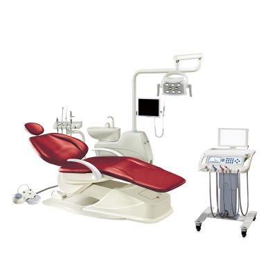 China Dental Sector Best Selling Mobile Instrument Tray Mobile Cart Dental Unit Chair for sale