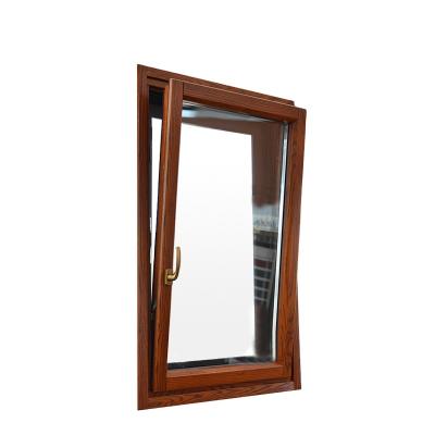 China Swing Unione 90 Aluminum Wood Casement Energy Insulate Windows for sale