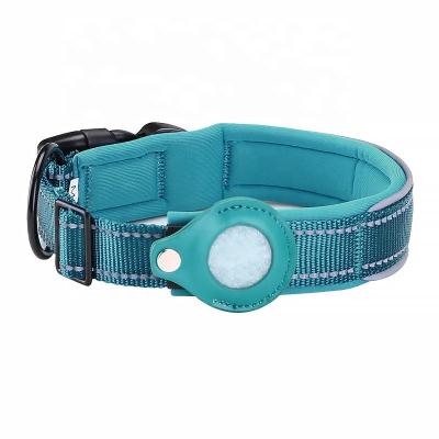 China Viable Globe Pet Airtag Real Time Tracking Dog Collar With Neoprene Material Locator Tracker Collar for sale