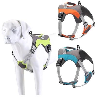 China New Hot Sale Fashion Modern Design Quick Release Pet Leash Set Soft Reflective Adjustable Safety Dog Harness for sale