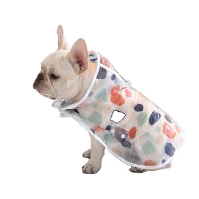 China Summer Puppy Pet Rain Coat Hoody Jackets PU Outdoor Waterproof Raincoat Viable For Dogs Cats Clothing Clothes for sale