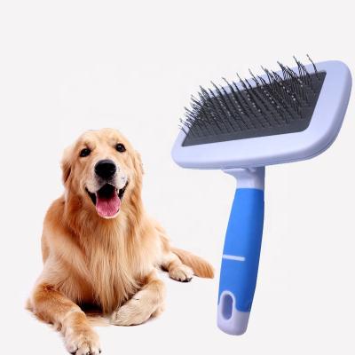 China Viable Brush Pour Dogs Manufacturer Brush For Cats Massager Fur Pet Hair Removal Wholesale Cleaner Pin Grooming Slicker Dog Brush for sale