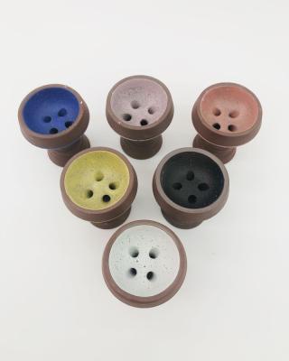 China China Manufacturer Wholesale Red Mud Ceramic Hookah Shisha Head Hookah Bowl for sale