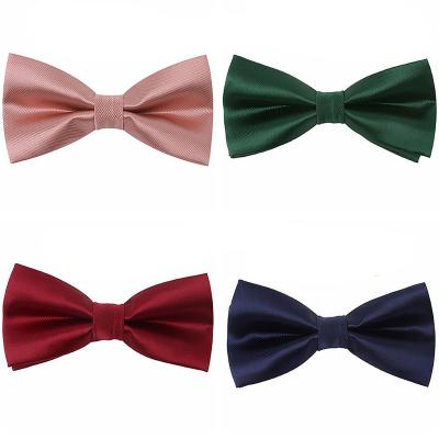 China Adult Solid Bowtie Bowtie Bowknot Bow Ties For Men Business Wedding Business Bowtie Candy Color Bow Tie Shirts Suits Bowties for sale