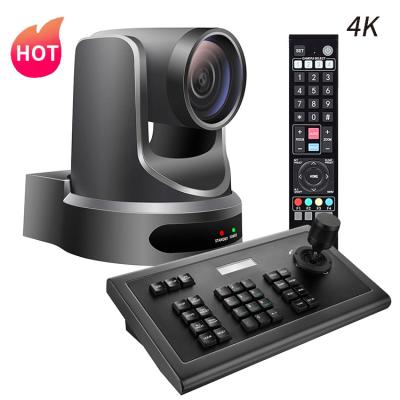 China 8.51 Megapixel J400 Live Streaming NDI IDS USB HD MI PTZ Camera 12x 20x IP Live Streaming 4K Web Camera with Controller Keyboard Gamepad for sale