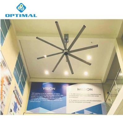 China Modern Metal OPT 8-14ft BLDC PMSM Motor Ceiling Fan for sale