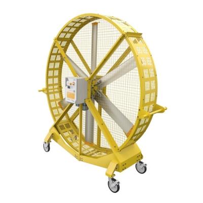 China OPT HVLS Etc Portable Industrial Air Ventilation Floor Fans for sale