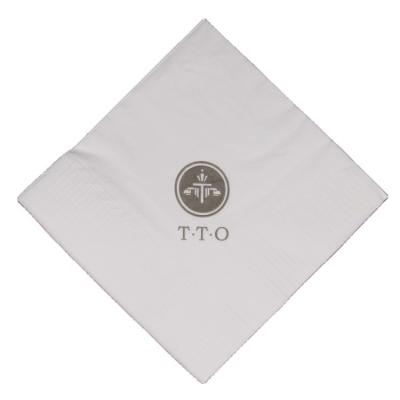 China Wholesale Customized Printed Personalized Disposable Printing Napkins Napkin Wrapping Paper With Logo for sale