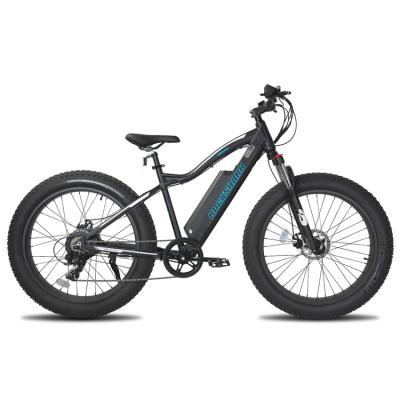 China wholesale ebike 500W e tire lithium aluminum alloy JOYKIE lithium battery 500W e mountain mtb fat tire 26 inch 48v mountain bike for sale