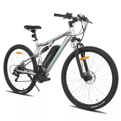 China JOYKIE aluminum alloy warehousee full suspension 36v 250w mountain bike bicycle European aluminum alloy e mtb for adult for sale