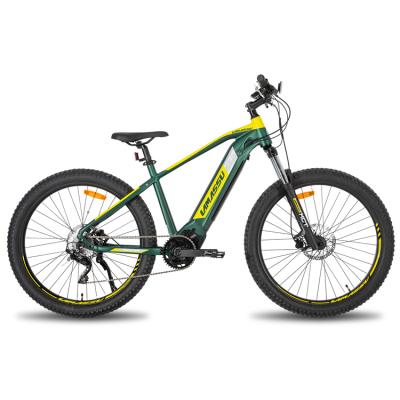 China High quality aluminum alloy JOYKIE mid motor ebike 27.5 inch 500W electric bike with hidden battery for sale