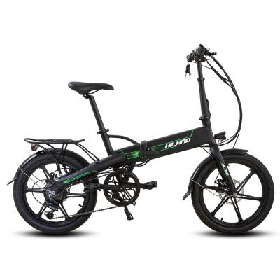 China Ebike JOYKIE 250w 20 inch Rechargeable Battery Folding Folding Electric Bicycle Bike for Teenager for sale