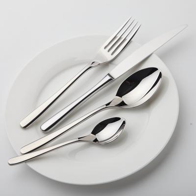 China 18/10 Stainless Steel Dinner Set Reusable Reusable Classic Western Classic Restaurant Cutlery Set for sale