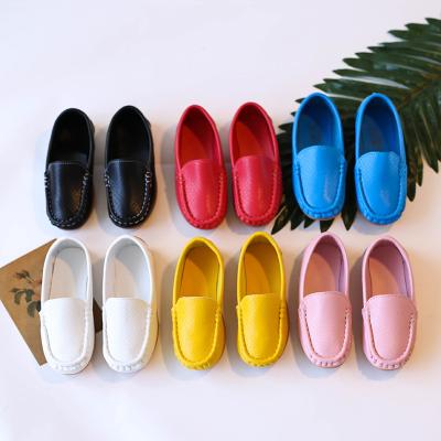 China Wholesale Flat Toddler Kids Boys Girls Oxford Shoes Soft Slip On PU Leather Loafers Dress Casual Walking Shoes Flat Kids Shoes for sale