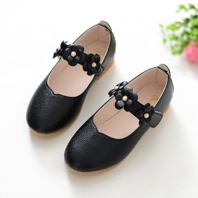 China Fashion Designer Toddler Baby Kids Lightweight Elegant Bridesmaids Shoes Wedding Princess Party School Shoes Children Leather Ballet Flats for sale