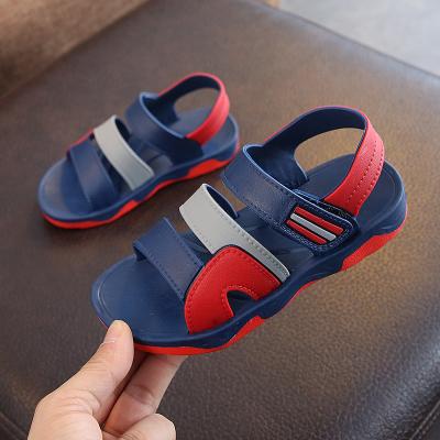 China Cheap Lightweight Toddler Kids Boys Fashion Summer Sports Sandals Increasing Toe Casual Beach Shoes Sandals Open Outdoor Children For Kids for sale