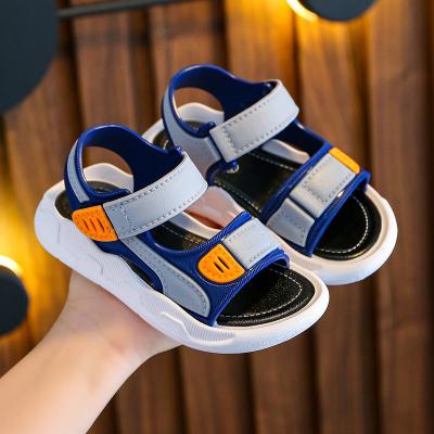 China Wholesale 2022 New Design Lightweight Kids Shoes Girls Boys Summer Sports Sandals Increasing Toe Sport Beach Sandals Outdoor Open For Kids for sale