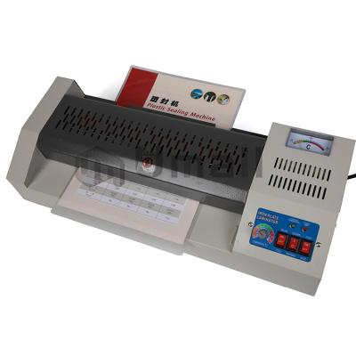 China Metal Cover Low Price 54*26*16 YT-320A Pocket Machine Price A3 Pocket Laminating Laminator for sale