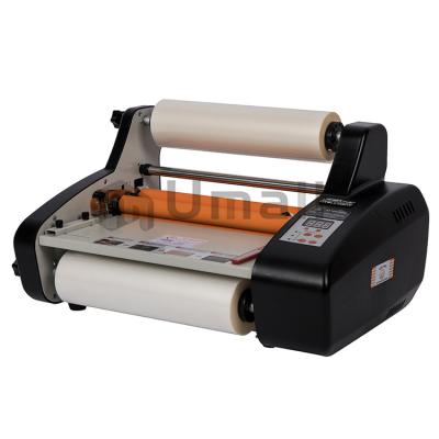 China Office Equipment High Speed ​​Heated Hot Roll Laminator A3 Paper Laminating Machine Price for sale