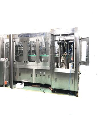 China Beverage/soft drink beer stick shot filler line can filling and sealing machine for sale