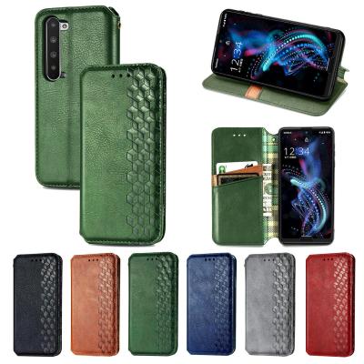 China Flip Phone AQUOS R5G Cover Fashion TPU Wallet Card Holder Soft Magnetic Flip Full Body Cases For Sharp Sense 3 lite For Sharp Sense 3 Plus for sale