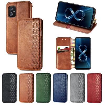 China Wholesale TPU Back Cover Wallet Magnetic Soft Card Holder Flip Phone Flip Cases For ASUS Zenfone 8 ZS590KS for sale