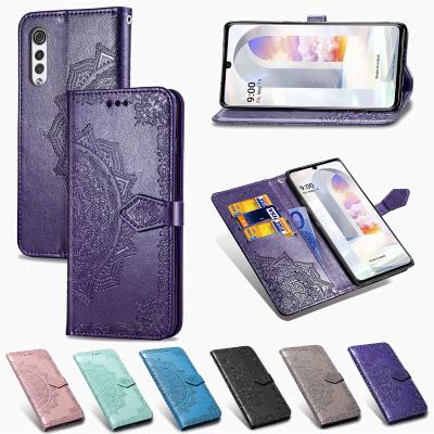 China Mandala Embossed Wallet Leather Flip Phone Cover Phone Case for Nokia 2.4 or Nokia 3.4 Card Holder Stand Case Cover for sale