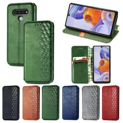 China Leather Case Fashion TPU Flip Phone Cover Premium Soft Armor Cell Phone For LG Stylo 6/K71 or LG Velvet for sale