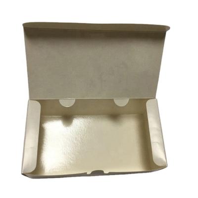 China Recycled Materials Printed White Card Take Out Fast Food Chicken Nuggets French Fries Burger Fries Chicken Food Paper Gift Packaging Cardboard Box for sale