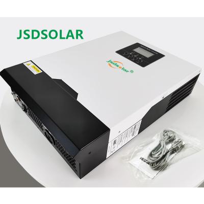 China Custom 5kva off grid inverter with mppt charge controller inside 5kw hybrid inverter for solar power system with Li-battery 58*19*20 cm for sale