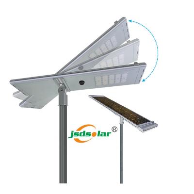 China ROAD 100w Solar Panel Auto Scan Integrated Smart Solar Street Light for sale