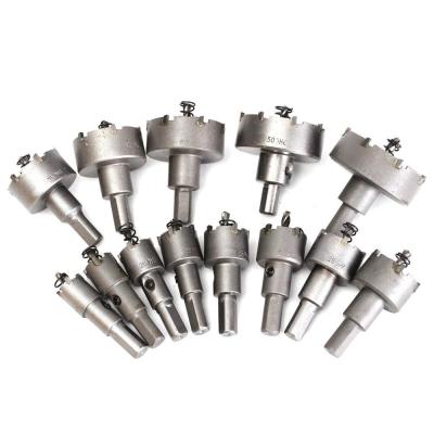 China Metal 16pcs 16mm - 50mm Steel Carbide Tilted Drill CTT Hole Saw for sale