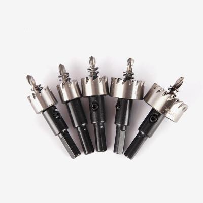 China Metal Drilling Metal Cutter Tools HSS Steel Core Drill Bits Wooking Hole Saw Cutter for sale