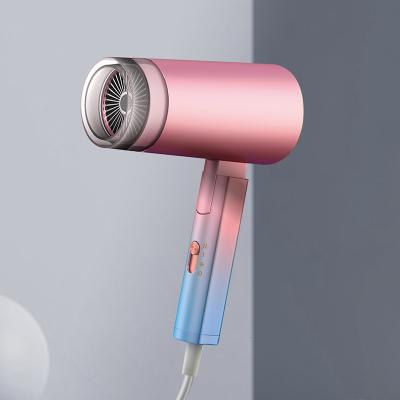 China Ionic Foldable Hotel Home Travel Blower Hair Suck in Reverse Hair Dryer Professional for sale