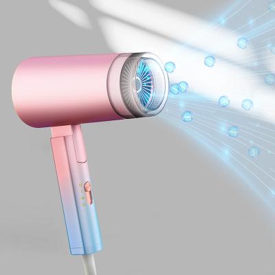 China Ionic High Quality Electronic Salon Hair Dryer 1800W High Powerful 110-220v AC Motor Negative Ion Hair Dryer For Travel for sale