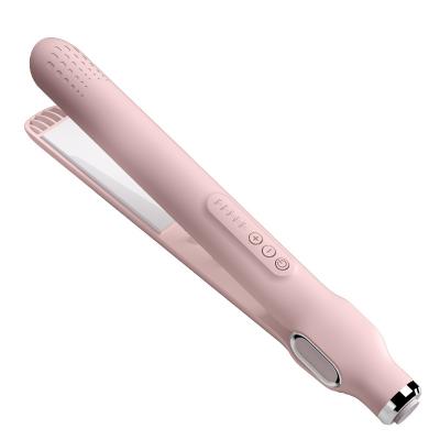 China Ionic Function Beauty Tool Smart Ceramic PTC Heating Ionizer Professional Flat Iron Hair Straightener Machine for sale