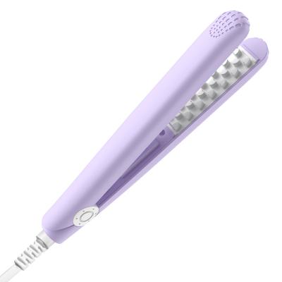 China Ionic Function adawo Hot Sale 2 in 1 Ceramic PTC Heating Ionic Care Straightening Curling Wave Fast Hair Straightener Flat Iron for sale