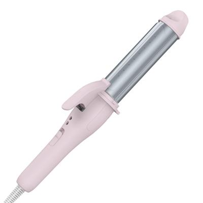 China Ionic Function Korea Hair Straightening Brush Fast Heating Comb Curling Iron Hair Straightener Pink for sale