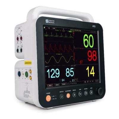 China User Customized NIBP Measurement Cycles Up To 5 Phase Lepu Creative Wholesale Visual Alarms 12 Inch Multi Parameter Medical Vital Flexible Modular Patient Monitor For ICU for sale