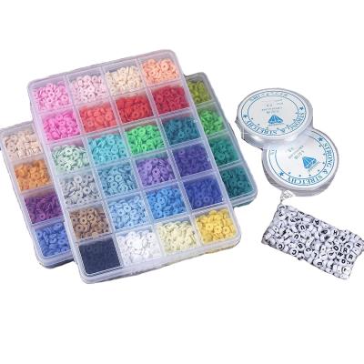 China High Quality Alphabet Beads DIY Bracelet Making Kits Polymer Clay Acrylic Beads Bracelet Making Kit for sale