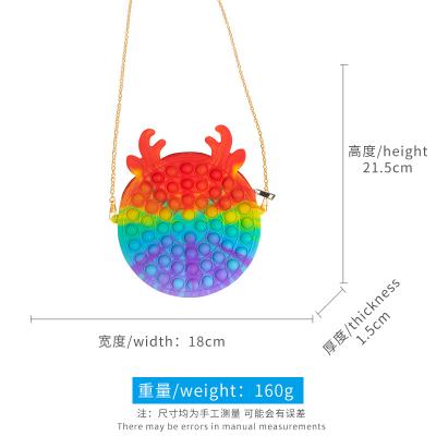 China 2021 Pop Silicone Pop It Squeeze Toy Pop Hot It Coin Purse Silicone Pop It Unicorn Purse for sale