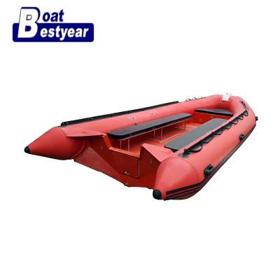 China New Fiberglass RIB 520D Rib Boat Model Rigid Inflatable Boat For Sale Very Hot for sale