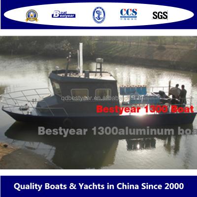 China Bestyear Aluminum Work Boat 1300 Alloy Aluminum Boat for sale