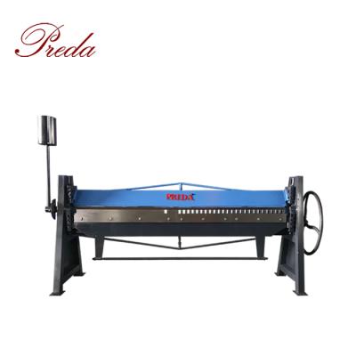 China Automatically Cut In Stock Folding Machine 8feet Manual Metal Press Brake Sheet Bending Machine For HVAC for sale