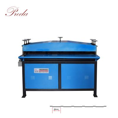 China Building Material Shops 1300mm Roller Beading Machine Rectangular HVAC Duct Forming Machine from Preda for sale