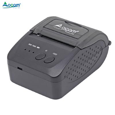 China Portable Mini 1D 2D Barcode Receipt Printer With Large Capacity 48mm Movable 58Mm Thermal Battery for sale