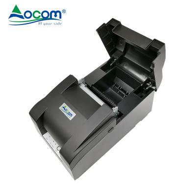 China 76mm Automatic Cutter RS232 QR Code POS Receipt Black And White Dot Printer for sale